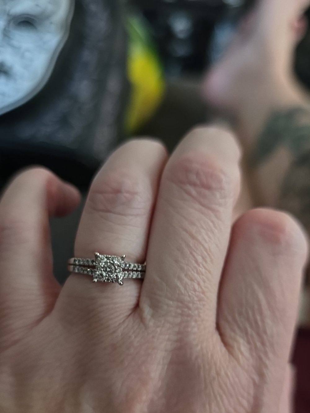 Zales Endless Brilliance White Gold Diamond Wedding Ring